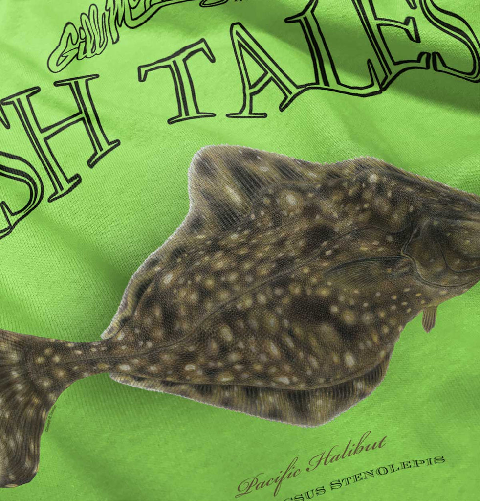 Pacific Halibut Infant Toddler T Shirt-Direct To Garment Print-Brisco Baby