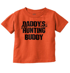 Lil Hunting Buddy Infant Toddler T Shirt-Direct To Garment Print-Brisco Baby