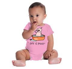 Eating Soap Romper-Direct To Garment Print-Brisco Baby