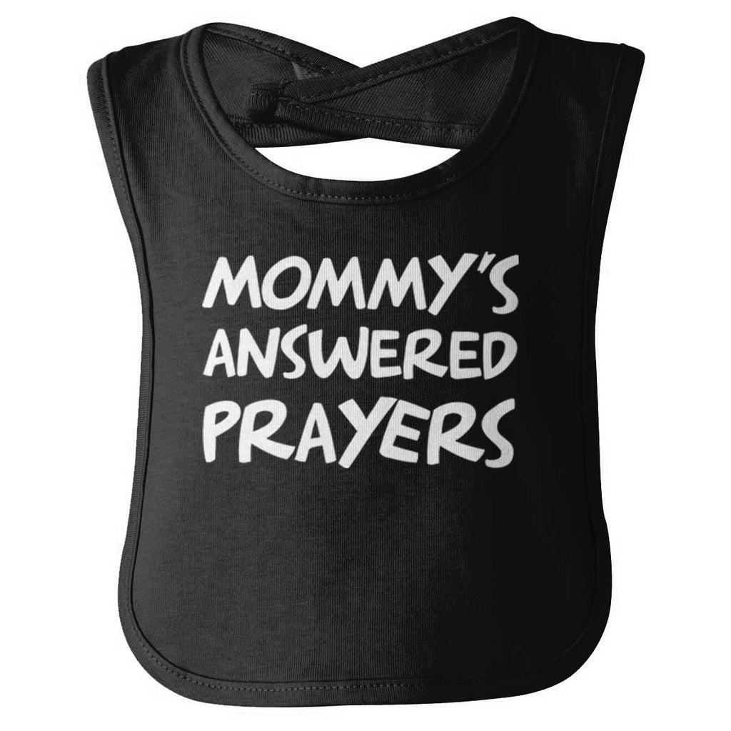 Mommy's Answered Prayer Infant Baby Bib-Direct To Garment Print-Brisco Baby