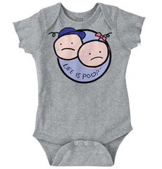 Boy and Girl Logo Romper Bodysuit-Direct To Garment Print-Brisco Baby