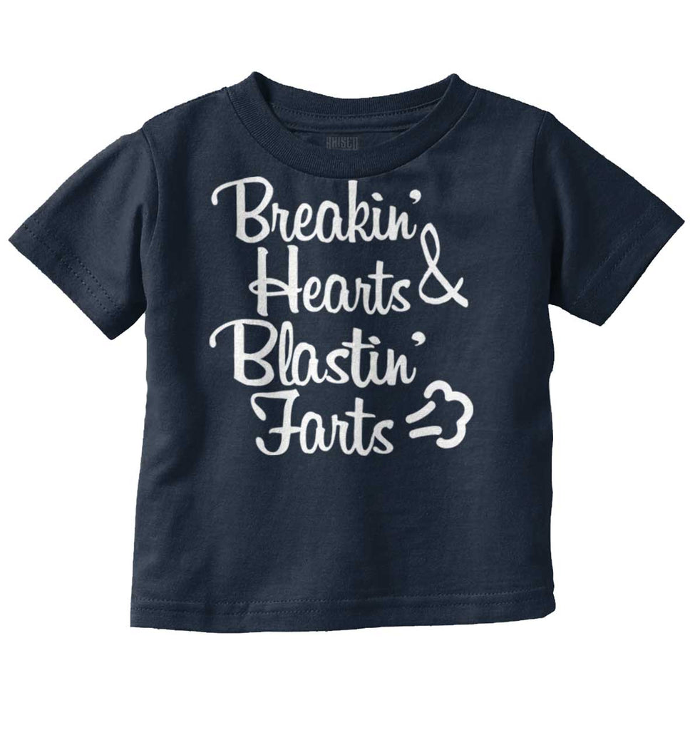 Blastin Farts Infant Toddler T Shirt-Direct To Garment Print-Brisco Baby