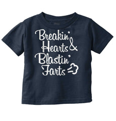 Blastin Farts Infant Toddler T Shirt-Direct To Garment Print-Brisco Baby