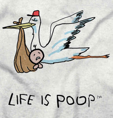 Stork Infant Toddler T Shirt-Direct To Garment Print-Brisco Baby