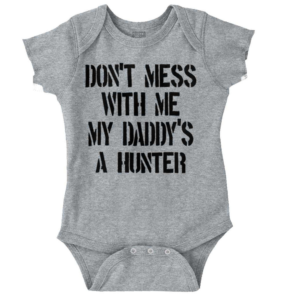 Daddy's A hunter Romper Bodysuit-Direct To Garment Print-Brisco Baby
