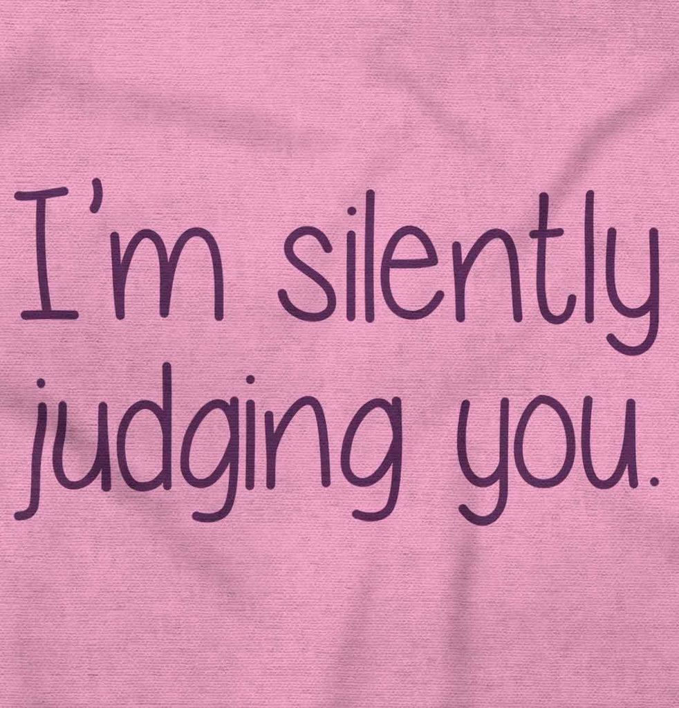 Silently Judging You Romper Bodysuit-Direct To Garment Print-Brisco Baby