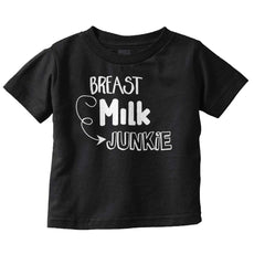 Milk Junkie Infant Toddler T Shirt-Direct To Garment Print-Brisco Baby