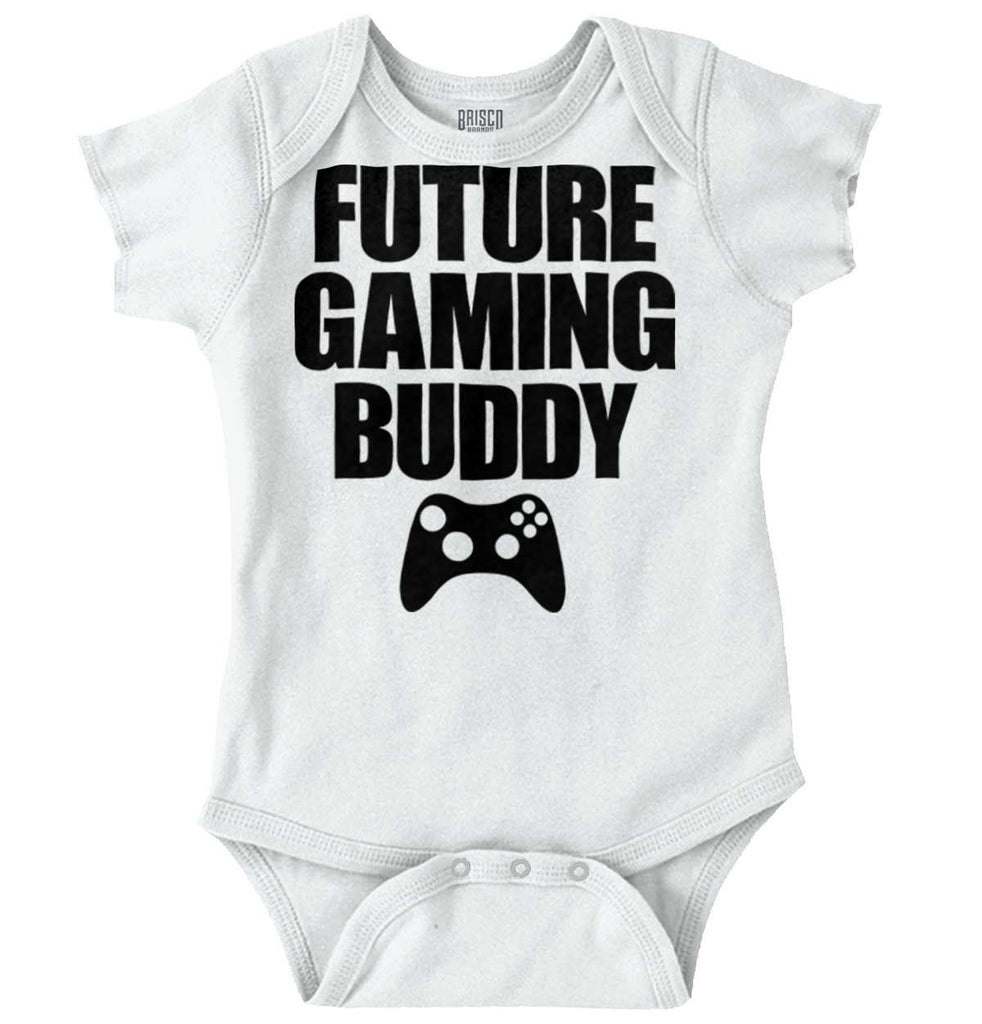 Future Gaming Buddy Romper Bodysuit-Direct To Garment Print-Brisco Baby