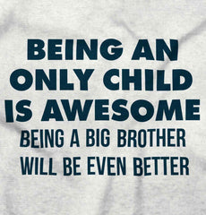 Being A Big Brother Will Be Even Better Romper Bodysuit-Direct To Garment Print-Brisco Baby