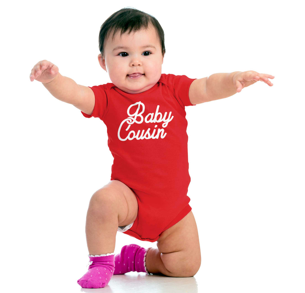 Baby Cousin Romper Bodysuit-Direct To Garment Print-Brisco Baby