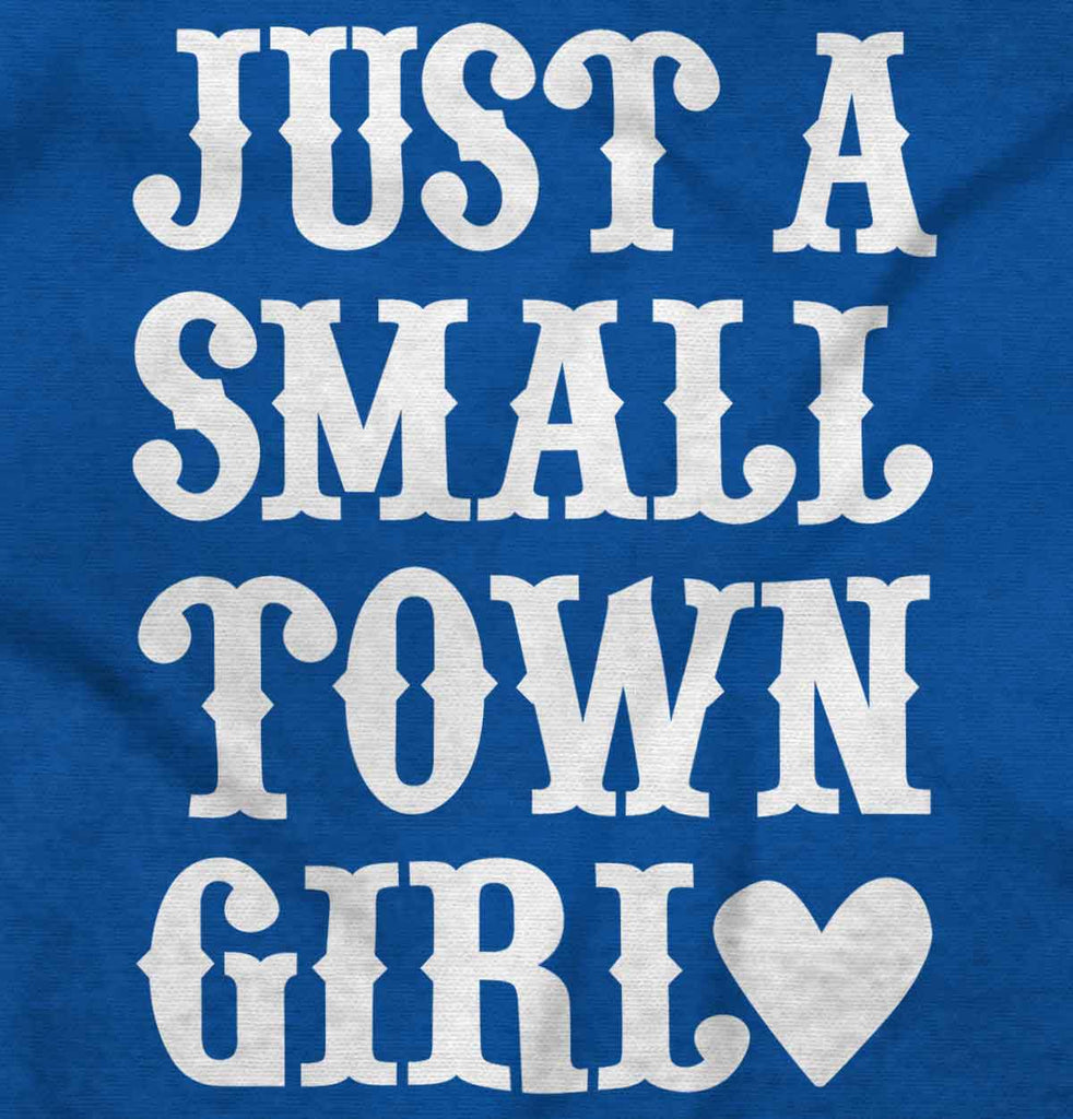 Small Town Girl Ringer Romper Bodysuit-Direct To Garment Print-Brisco Baby