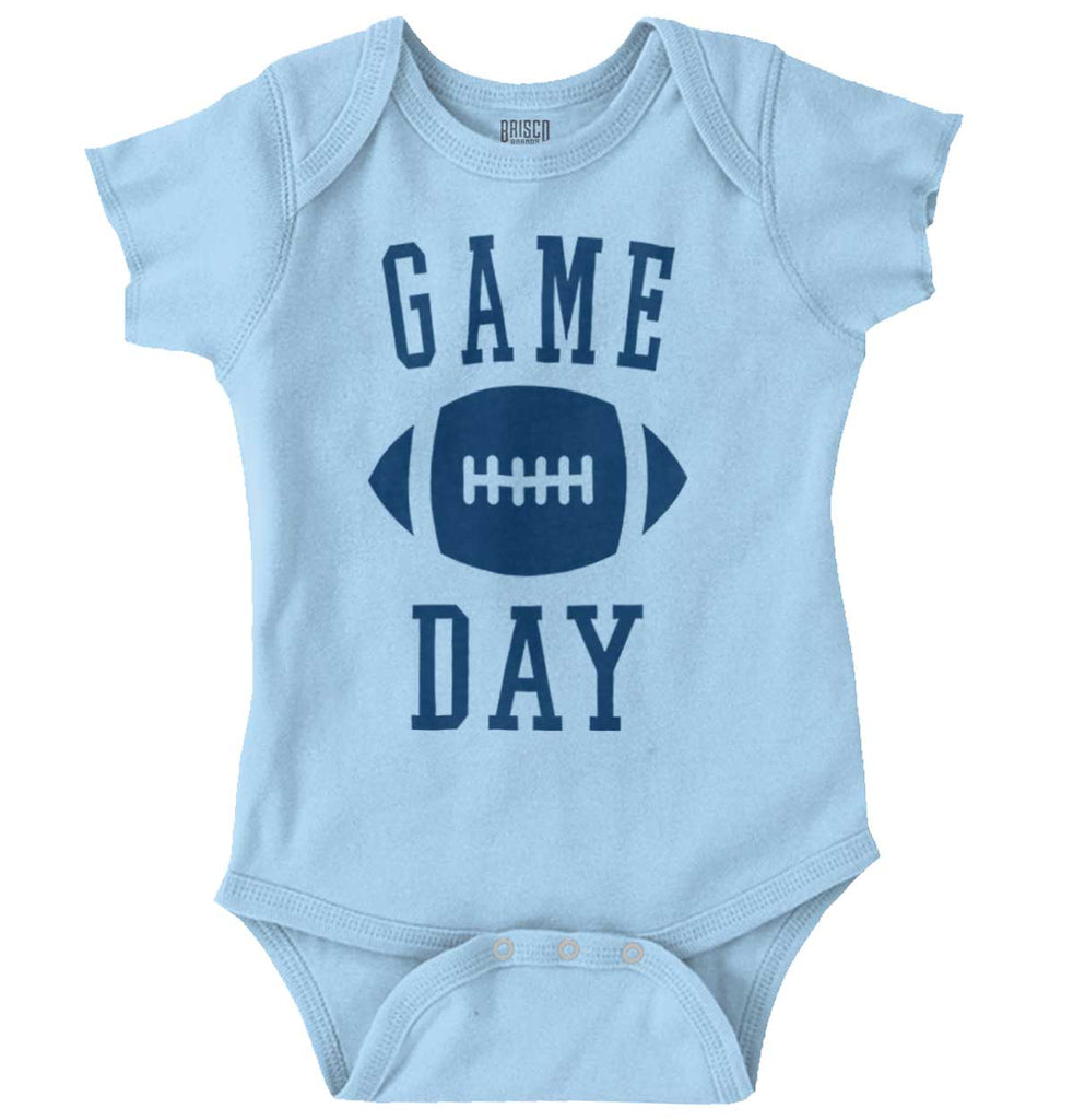 Game Day Romper Bodysuit-Direct To Garment Print-Brisco Baby