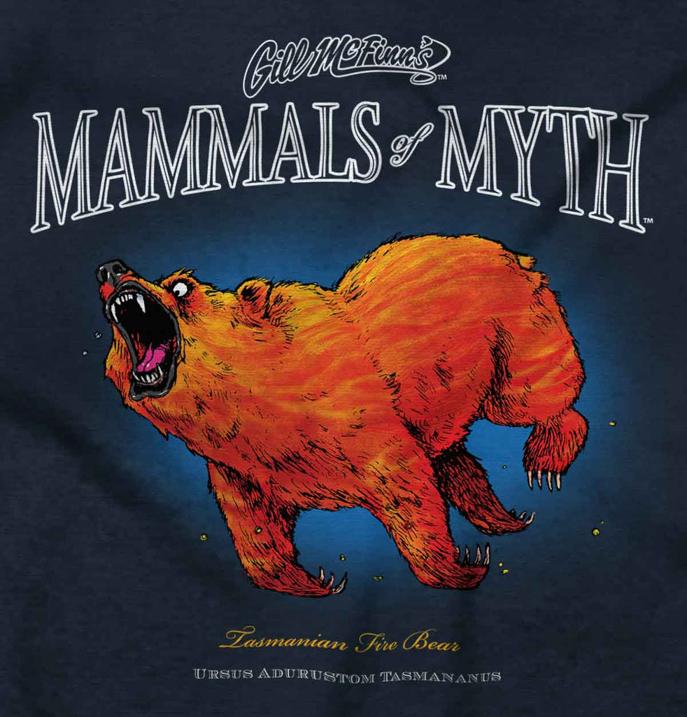Tasmanian Fire Bear Infant Toddler T Shirt-Direct To Garment Print-Brisco Baby
