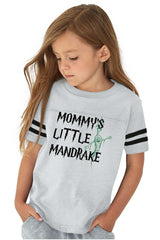 Mommy's Little Mandrake Toddler Football Jersey Tee-Direct To Garment Print-Brisco Baby