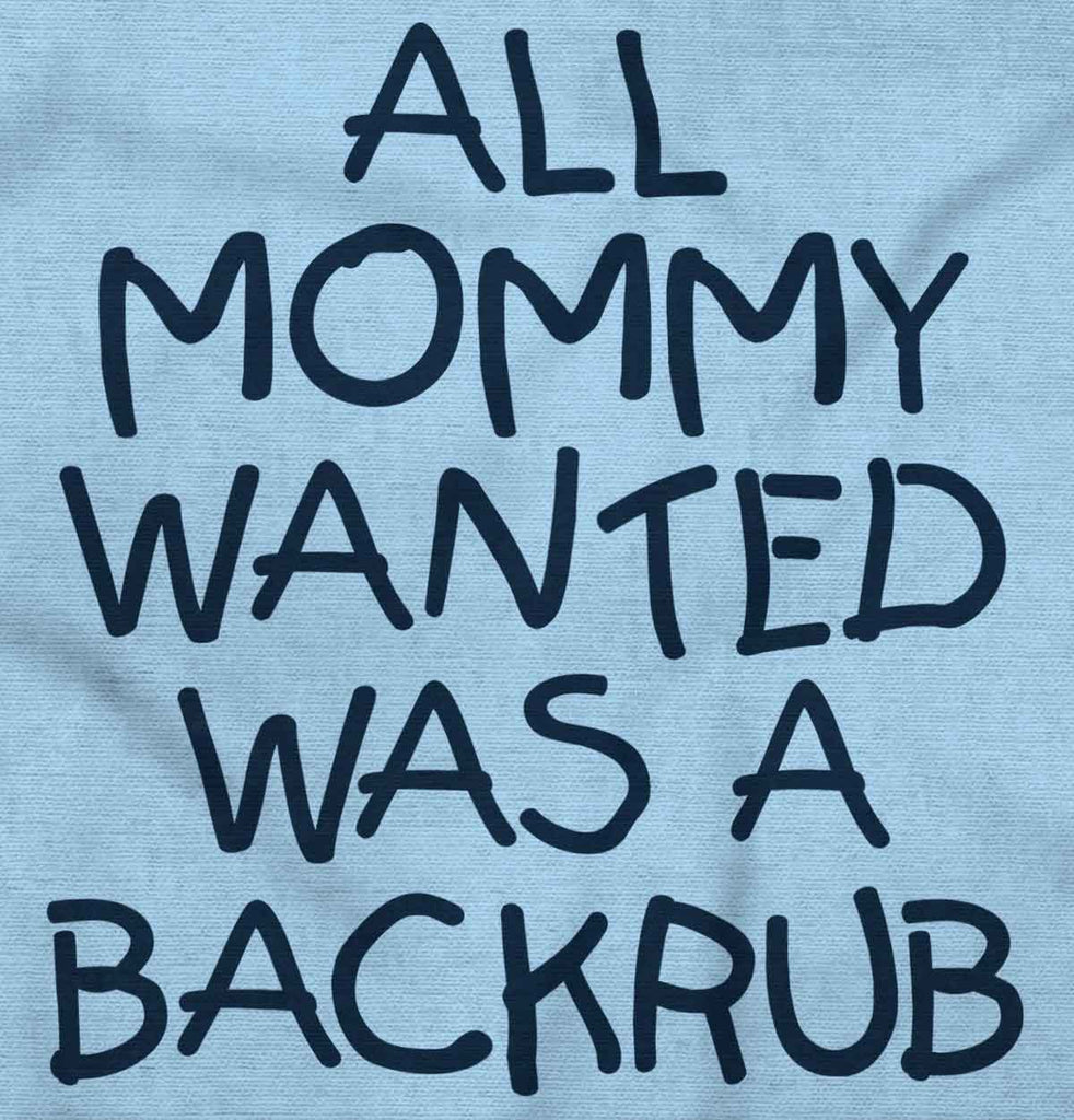 Backrub Infant Toddler T Shirt-Direct To Garment Print-Brisco Baby