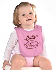 Cutie Infant Baby Bib-Direct To Garment Print-Brisco Baby