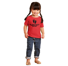 My Aunt Is Busy Infant Toddler T Shirt-Direct To Garment Print-Brisco Baby