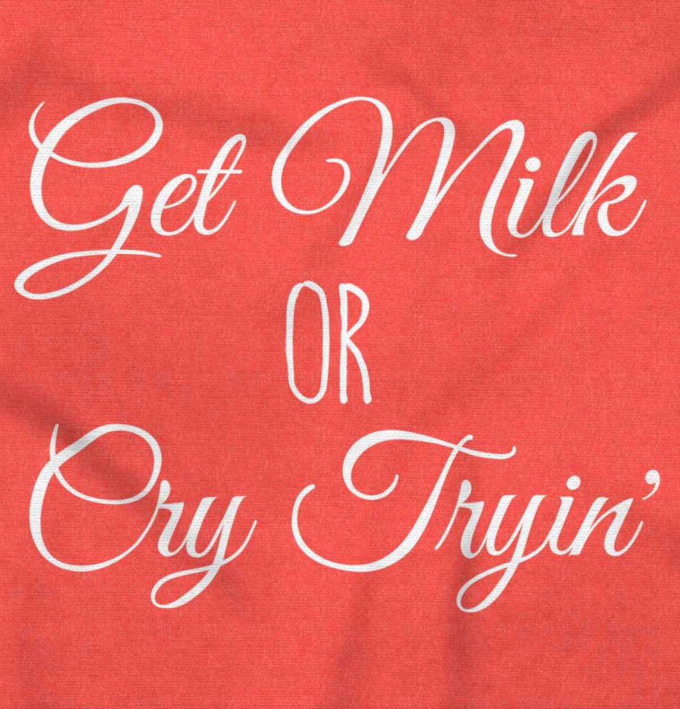 Get Milk Toddler Football Jersey Tee-Direct To Garment Print-Brisco Baby