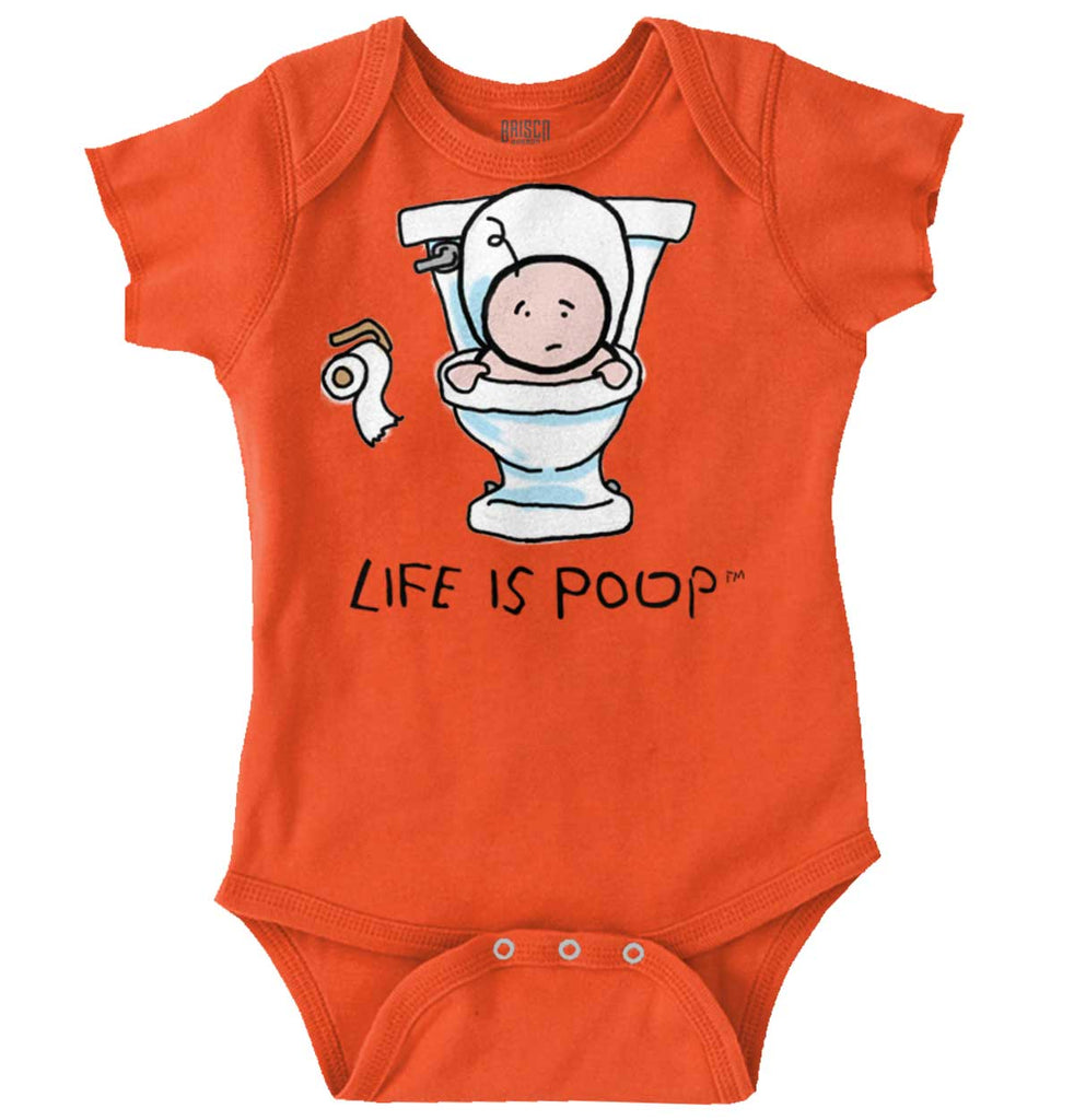 Baby Toilet Romper Bodysuit-Direct To Garment Print-Brisco Baby