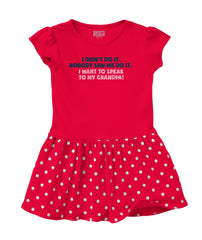 I Didn't Do It Baby Polka Dot Skirt Dress-Direct To Garment Print-Brisco Baby
