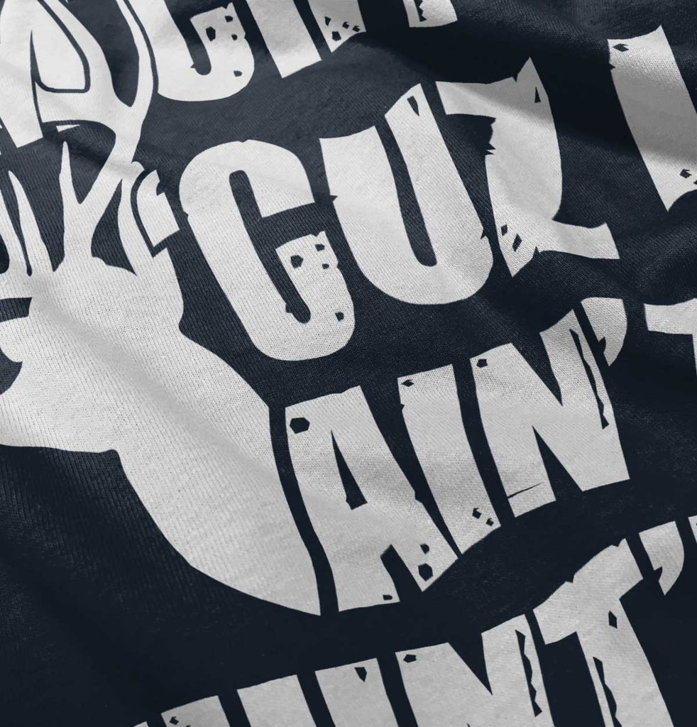 Cryin Cuz I Aint Huntin Romper Bodysuit-Direct To Garment Print-Brisco Baby