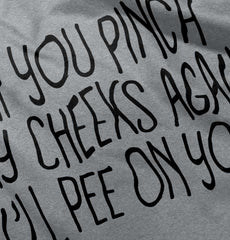 I'll Pee on You Infant Toddler T Shirt-Direct To Garment Print-Brisco Baby