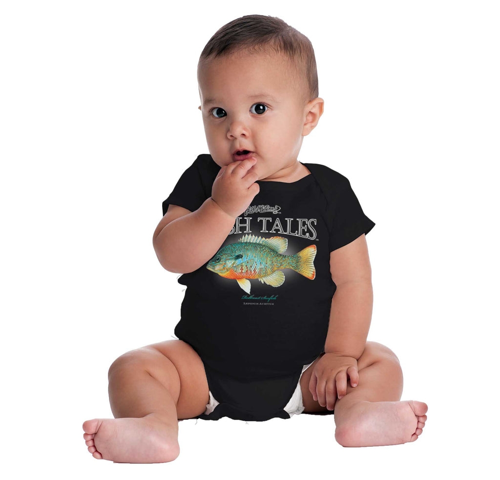 Redbreast Sunfish Romper Bodysuit-Direct To Garment Print-Brisco Baby