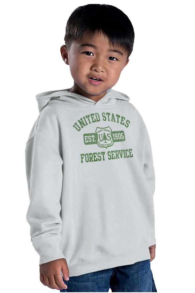Forest Service Toddler Pullover Hoodie-Direct To Garment Print-Brisco Baby
