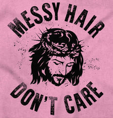 Messy Hair Jesus Infant Toddler T Shirt-Direct To Garment Print-Brisco Baby