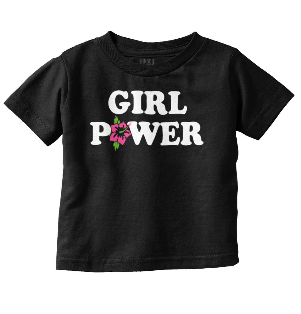 Girl Power Infant Toddler T Shirt-Direct To Garment Print-Brisco Baby