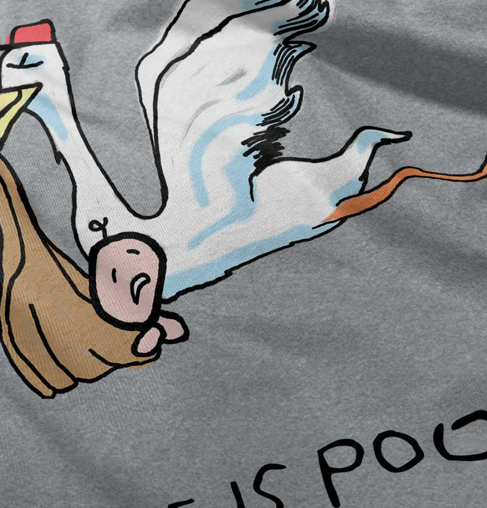 Stork Infant Toddler T Shirt-Direct To Garment Print-Brisco Baby