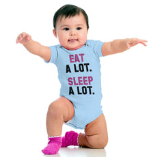Sleep A Lot Romper Bodysuit-Direct To Garment Print-Brisco Baby
