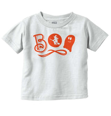 Boo Ghost Infant Toddler T Shirt-Direct To Garment Print-Brisco Baby