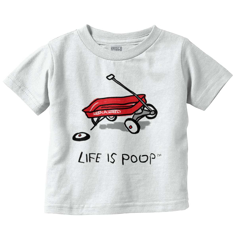Broken Wagon Infant Toddler T Shirt-Direct To Garment Print-Brisco Baby