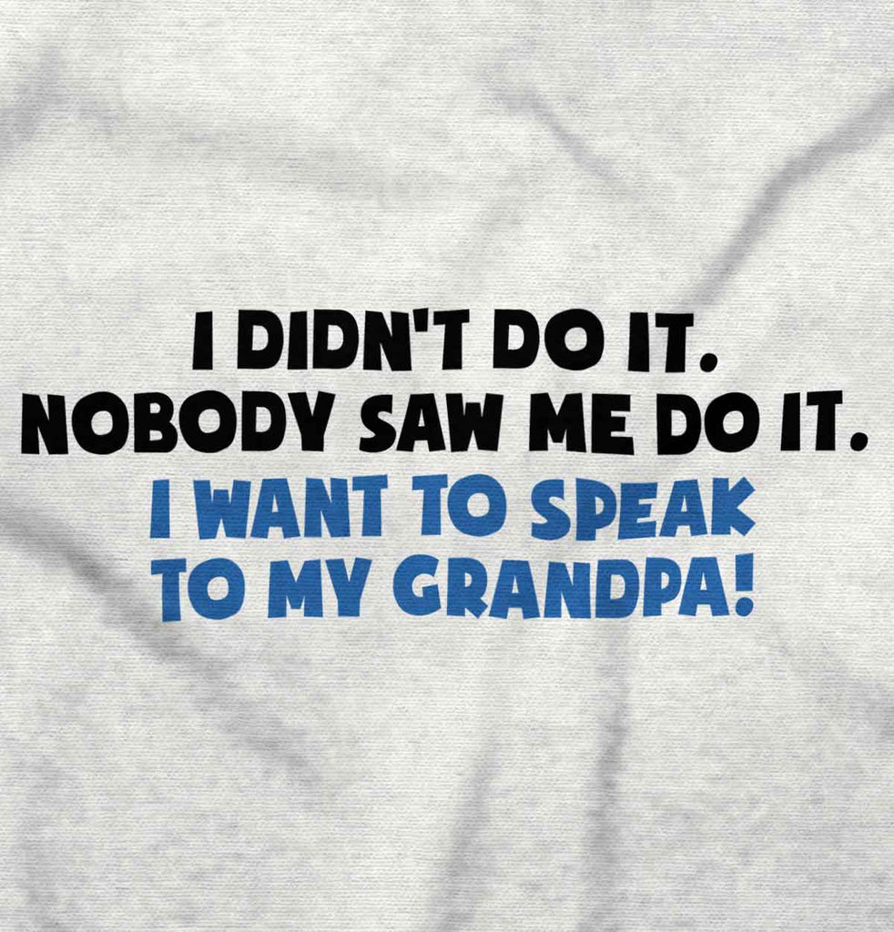 I Didn't Do It Toddler Baseball-Direct To Garment Print-Brisco Baby