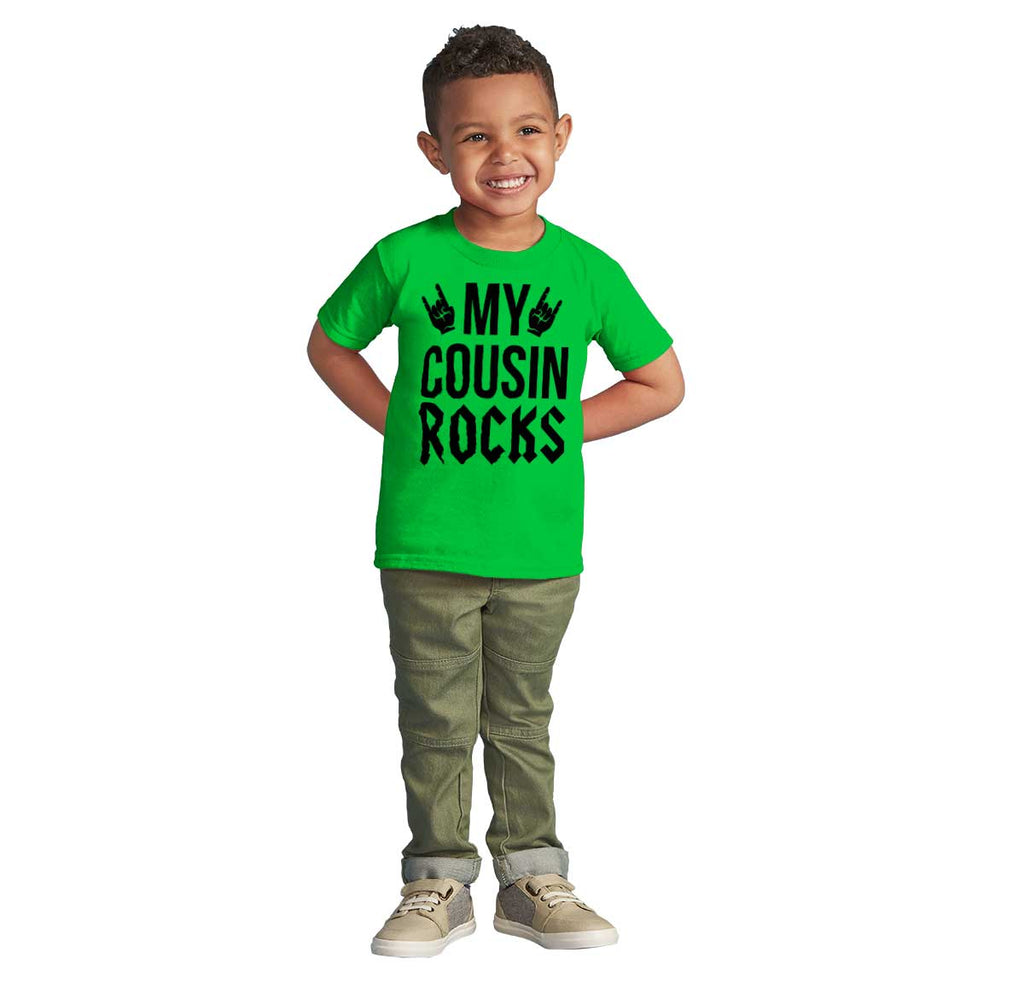 My Cousin Rocks Infant Toddler T Shirt-Direct To Garment Print-Brisco Baby