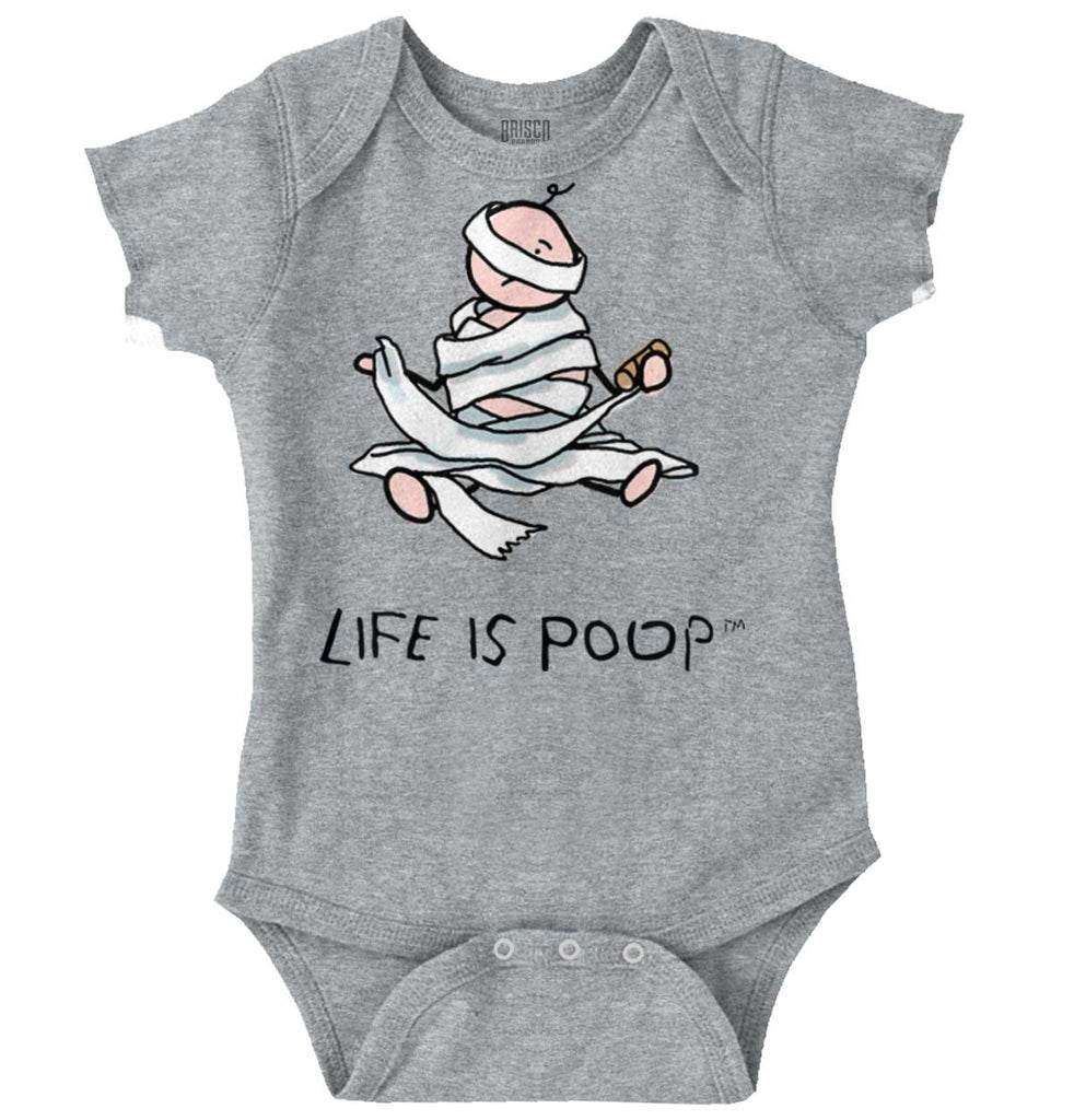 Baby Toilet Paper Romper-Direct To Garment Print-Brisco Baby