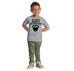 Dad's Beard Infant Toddler T Shirt-Direct To Garment Print-Brisco Baby