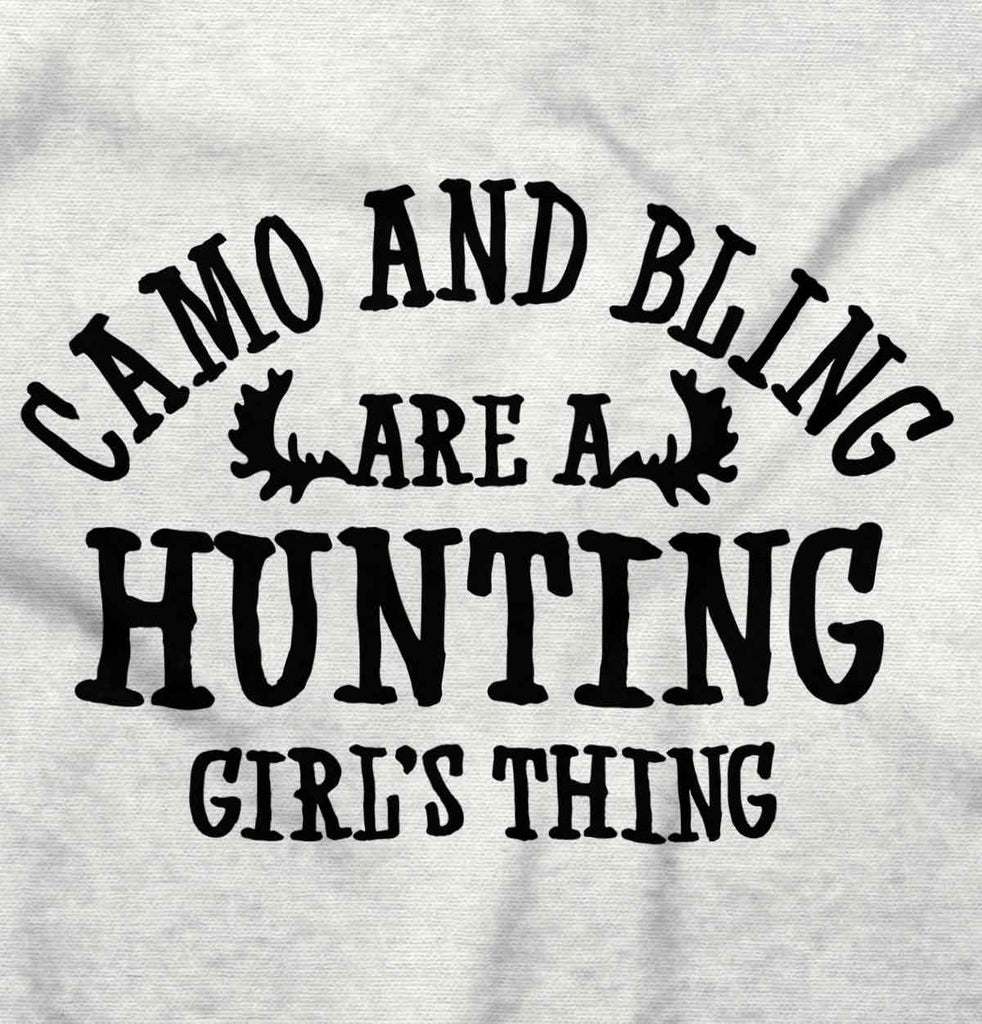 Camo Bling Hunting Thing Infant Toddler T Shirt-Direct To Garment Print-Brisco Baby
