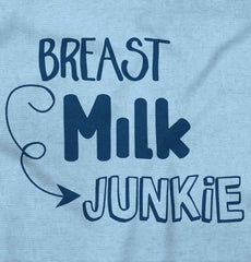 Milk Junkie Infant Toddler T Shirt-Direct To Garment Print-Brisco Baby