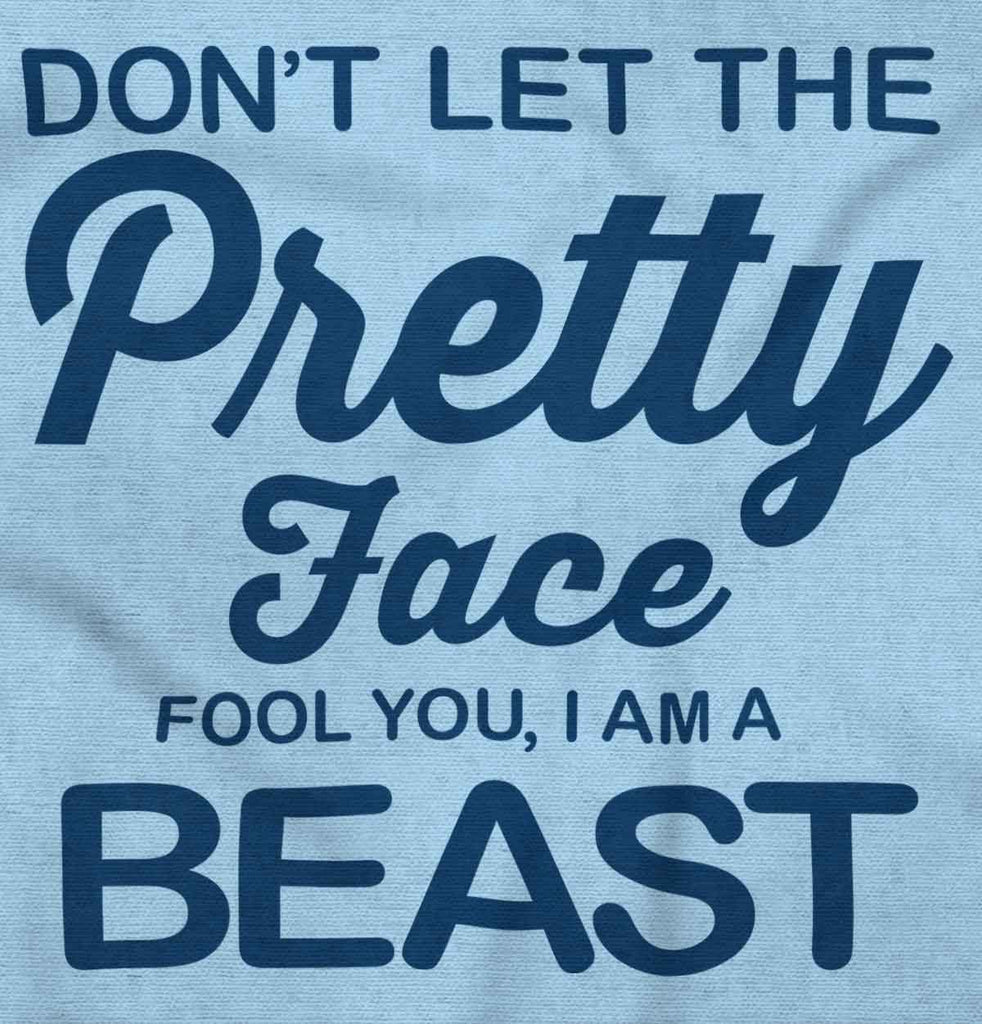 Pretty Face Infant Toddler T Shirt-Direct To Garment Print-Brisco Baby