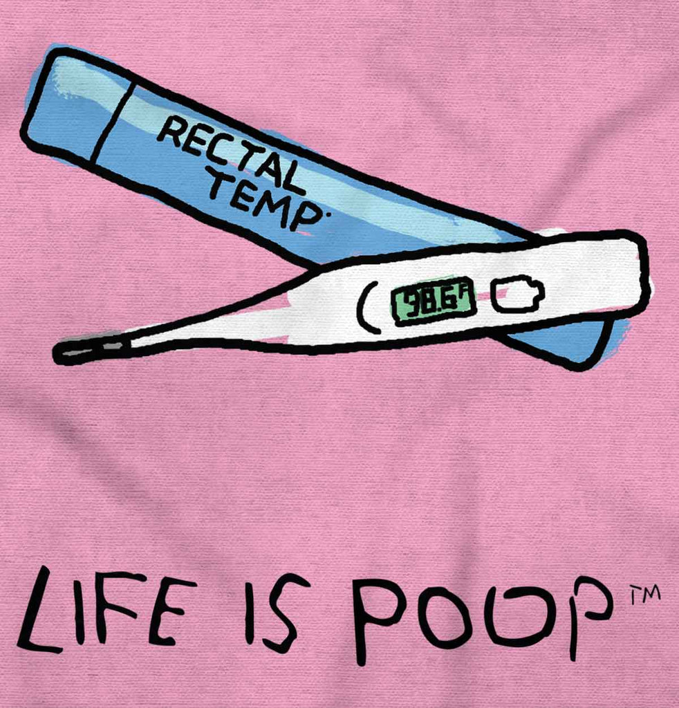 Rectal Thermometer Infant Toddler T Shirt-Direct To Garment Print-Brisco Baby