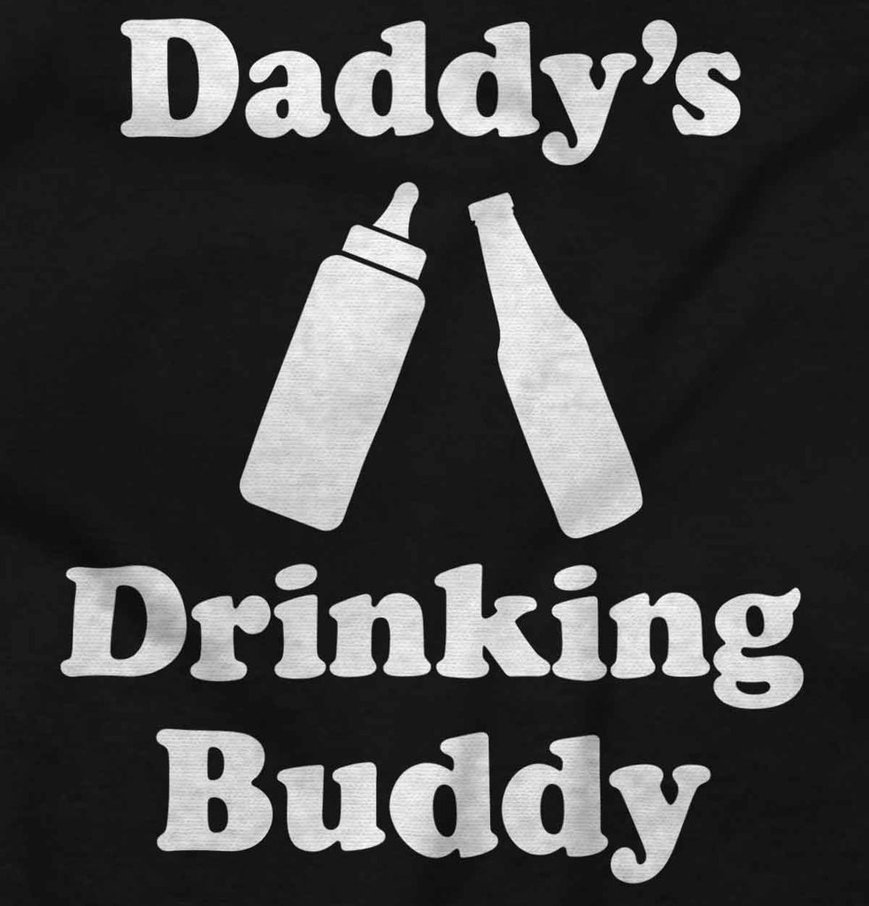 Drinking Buddy Ringer Romper Bodysuit-Direct To Garment Print-Brisco Baby