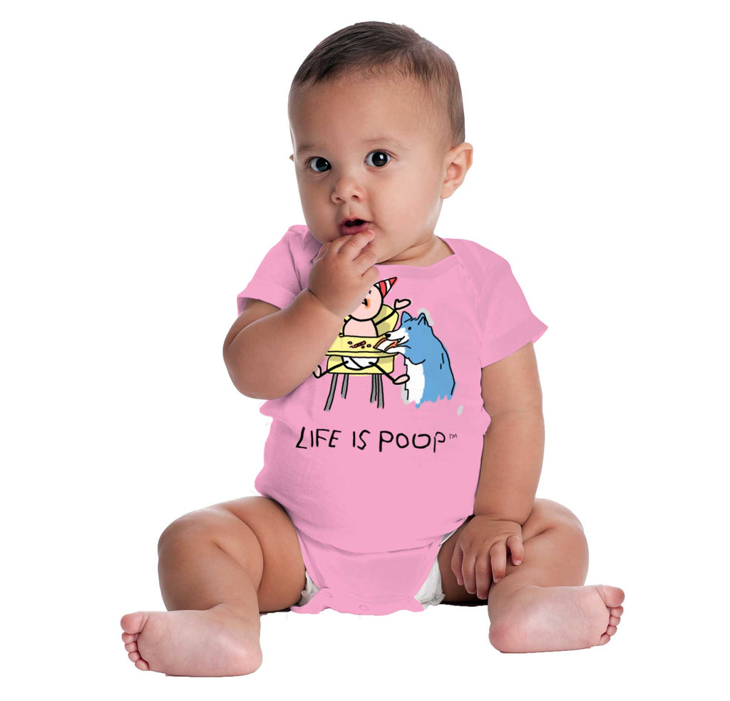 Dog Baby Food Romper Bodysuit-Direct To Garment Print-Brisco Baby