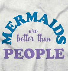 Mermaids Are Better Romper Bodysuit-Direct To Garment Print-Brisco Baby