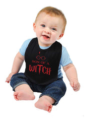 Son Of A Witch Infant Baby Bib-Direct To Garment Print-Brisco Baby