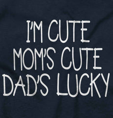 Dad's Lucky Infant Toddler T Shirt-Direct To Garment Print-Brisco Baby