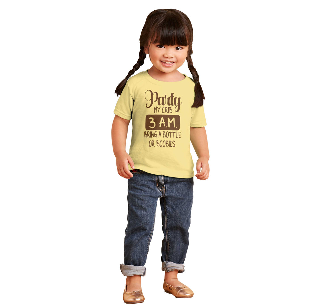 Party At My Crib Infant Toddler T Shirt-Direct To Garment Print-Brisco Baby