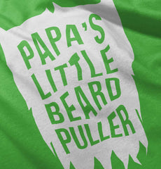 Papa's Little Bread Puller Romper Bodysuit-Direct To Garment Print-Brisco Baby