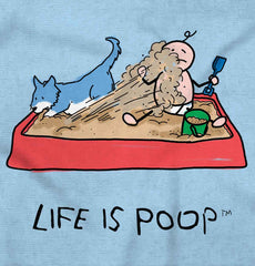 Dog Sandbox Infant Toddler T Shirt-Direct To Garment Print-Brisco Baby